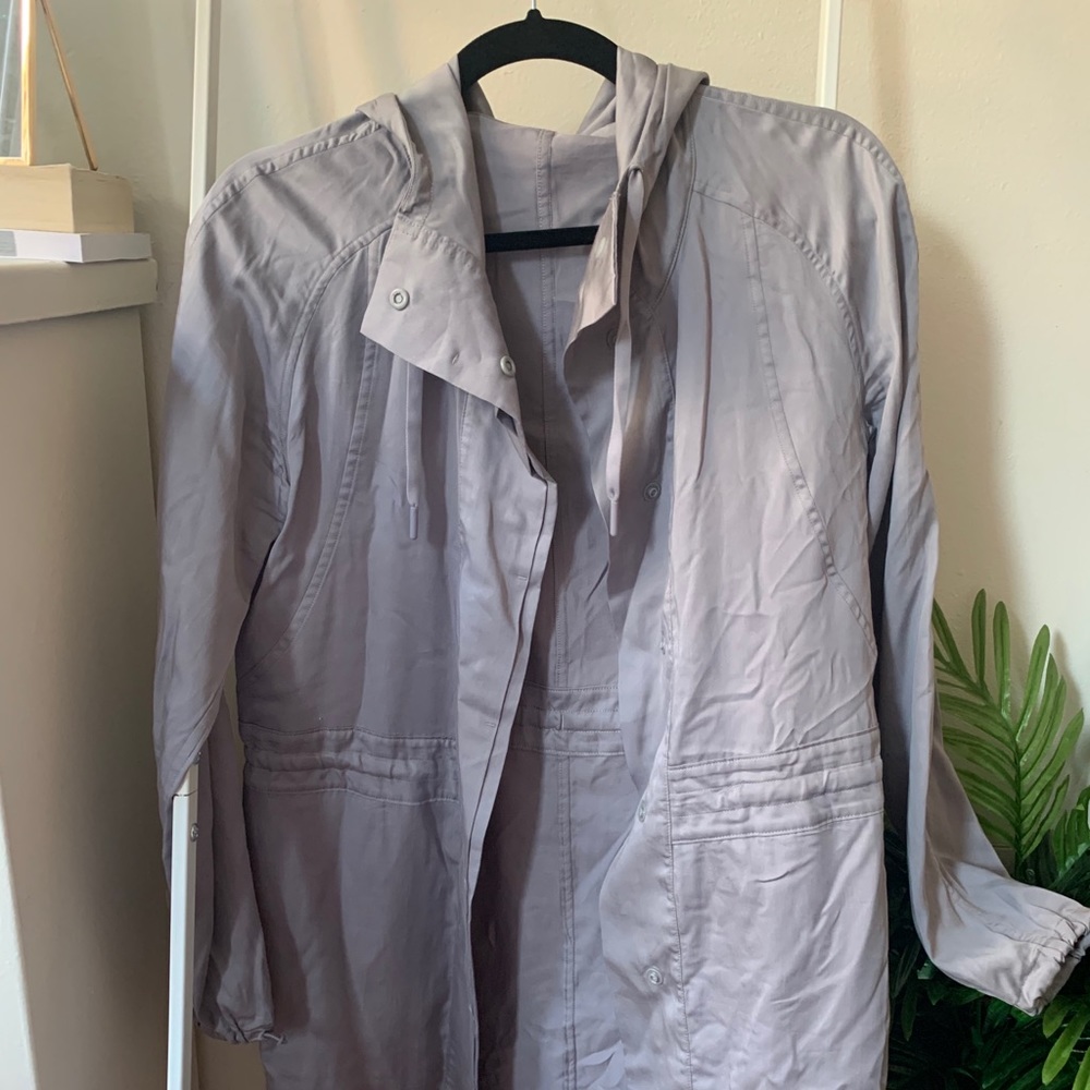 purple lulu rain coat